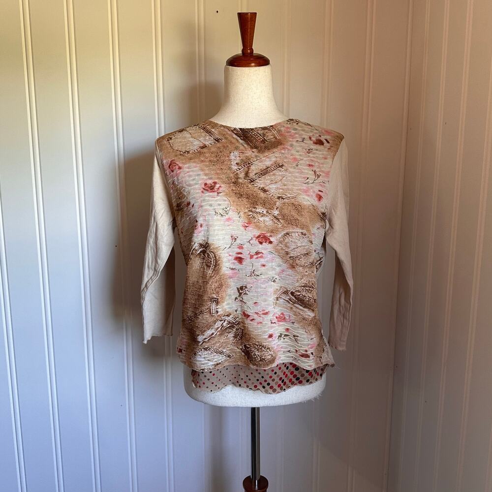 Vintage Y2K Mechant Boho Top S